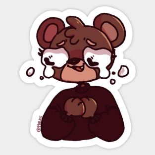 Emotional bear Sticker